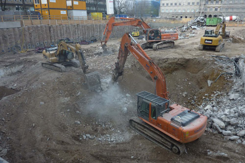 Gro&szlig;baustelle Lauterschlager Stra&szlig;e 2011