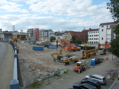 Gro&szlig;baustelle Paulinen Stra&szlig;e 2011