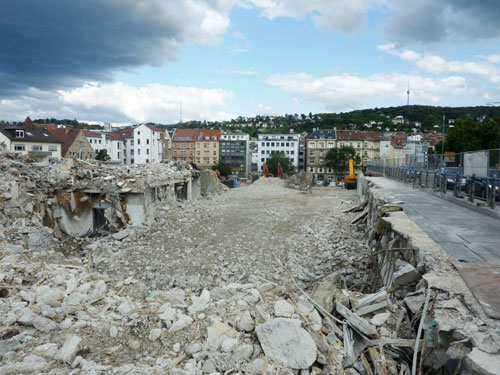 Gro&szlig;baustelle Paulinen Stra&szlig;e 2011