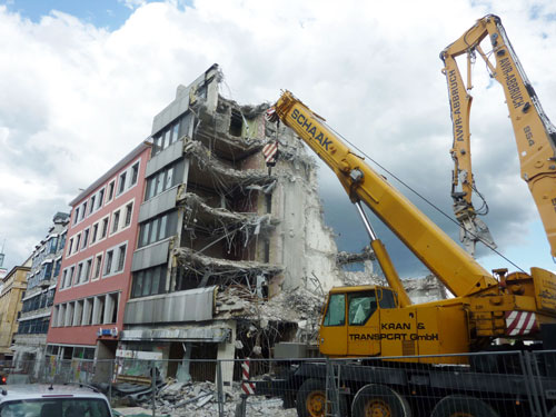 Gro&szlig;baustelle Paulinen Stra&szlig;e 2011