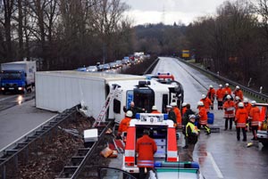 Unfall B10 Sirnau
