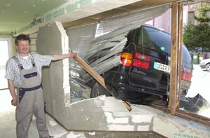 Unfall Sharan in Zuffenhausen