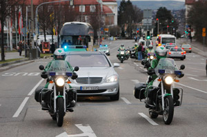 CMT 2007 Polizeieskorte