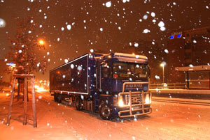 Schneetief Daisy &uuml;ber Stuttgart