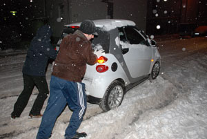 Schneetief Daisy &uuml;ber Stuttgart