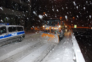 Schneetief Daisy &uuml;ber Stuttgart