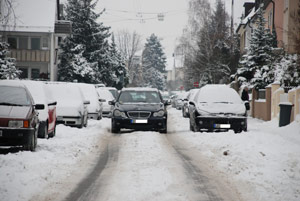 Schneetief Daisy &uuml;ber Stuttgart
