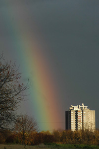 Regenbogen Neugereut Schmidener Feld Andreas Rosar