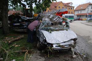 Unwetter Hechingen 02. Juni 2008