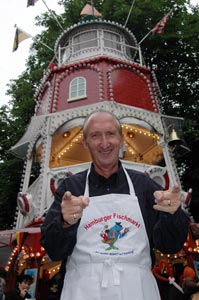 Mike Krüger auf dem Fischmarkt in Stuttgart
