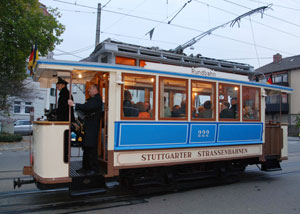 Umzug Stra&szlig;enbahnmuseum Stuttgart