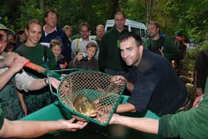 Neuer See abgefischt
