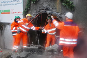 Tunneldurchschlag U6 Fasanenhof