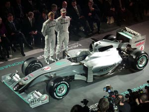 Mercedes Grand Prix Vorstellung 25. Januar 2010