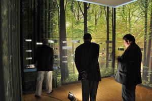 Besucher im Schweinemuseum