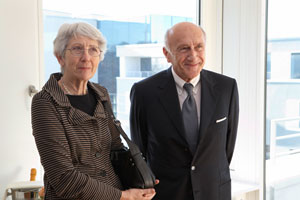 Freuen sich auf den Einzug ins neue Augustinum: Annelies (75) und Prof. Dr. Karl-Horst Bichler (76) aus T&uuml;bingen 
