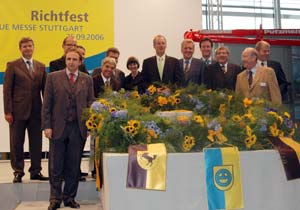 neue Messe Stuttgart Richtfest Andreas Rosar Fotoagentur