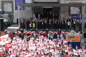 Empfang des VfB Stuttgart nach Pokalfinale