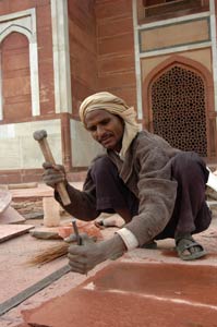 indischer Handwerker