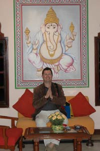 Namaste! Andreas Rosar in Indien
