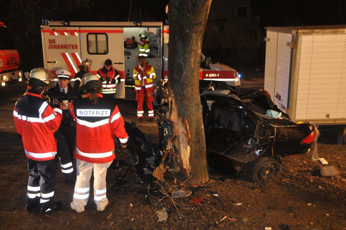 Schwerer Unfall in Stuttgart Zuffenhausen am 23.03.2011