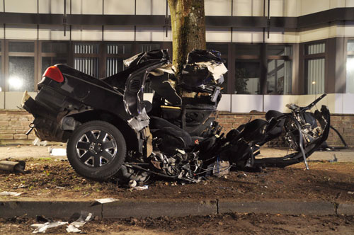 Schwerer Unfall in Stuttgart Zuffenhausen am 23.03.2011