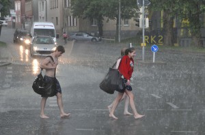 Unwetter über Stuttgart am 10.06.2014