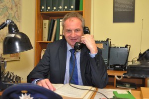 Reinhold Gall im Polizeimuseum