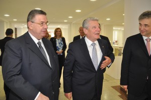 Bundespräsident Gauck im Haus der Wirtschaft in Stuttgart