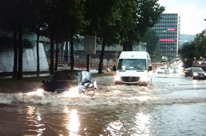Unwetter in Stuttgart am 14.08.2015