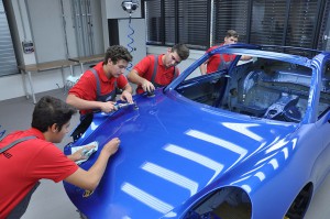Azubis bei Porsche