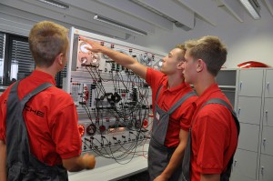 Azubis bei Porsche