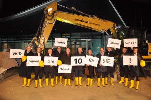 Pressearbeit - Spatenstich der Halle 10 auf der Landesmesse Stuttgart