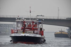 Eis auf dem Neckar am 24. Januar 2017