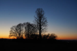 Sonnenuntergang am 1. März 2021, © Foto Andreas Rosar, Fotoagentur Stuttgart