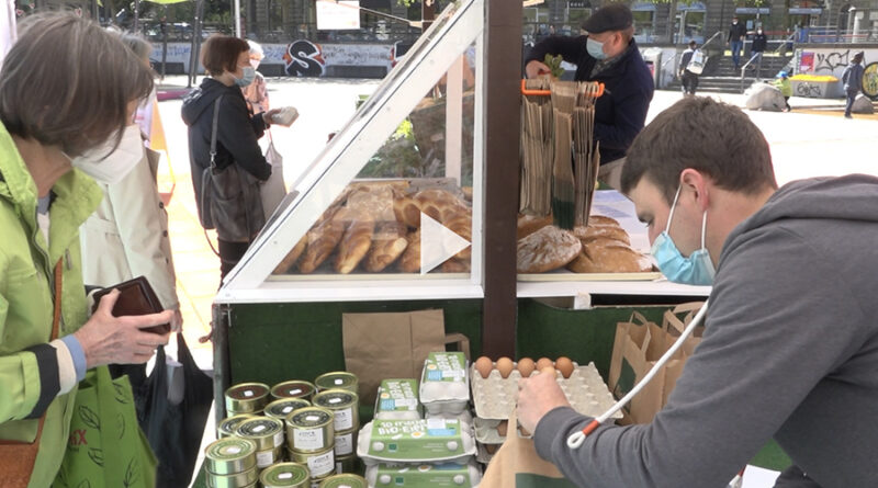 Biomarkt Stuttgart geht an den Start. Videobild: Andreas Rosar