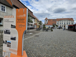 der Marktplatz von Wusterhausen, © Foto Andreas Rosar, Fotoagentur Stuttgart