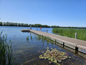 Bootssteg am Klempowsee in Wusterhausen, Foto © Andreas Rosar