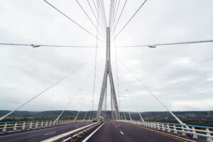Die Brücke Pont de Normandie, Foto © Andreas Rosar, Fotoagentur Stuttgart
