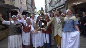 Zeitreise ins Marbach – mit Trommeln, Kostümen und ganz viel Flair hat die Stadt ein großes Fest rund ums 18. Jahrhundert gefeiert