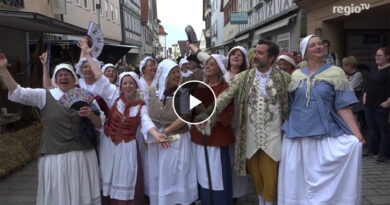 Zeitreise ins Marbach – mit Trommeln, Kostümen und ganz viel Flair hat die Stadt ein großes Fest rund ums 18. Jahrhundert gefeiert