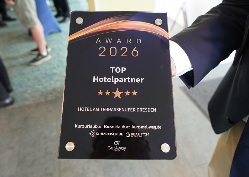 Hotel Am Terrassenufer Dresden mit GetAway Award ausgezeichnet, Foto: Andreas Rosar