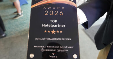 Hotel Am Terrassenufer Dresden mit GetAway Award ausgezeichnet, Foto: Andreas Rosar
