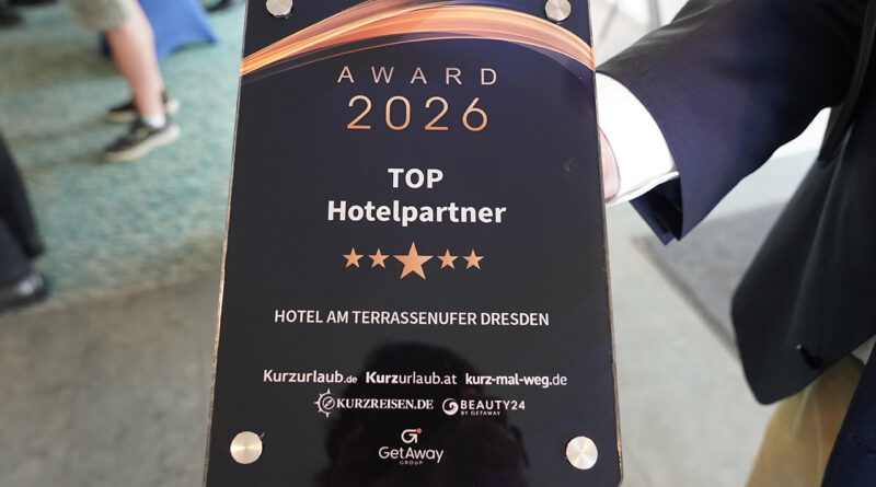 Hotel Am Terrassenufer Dresden mit GetAway Award ausgezeichnet, Foto: Andreas Rosar