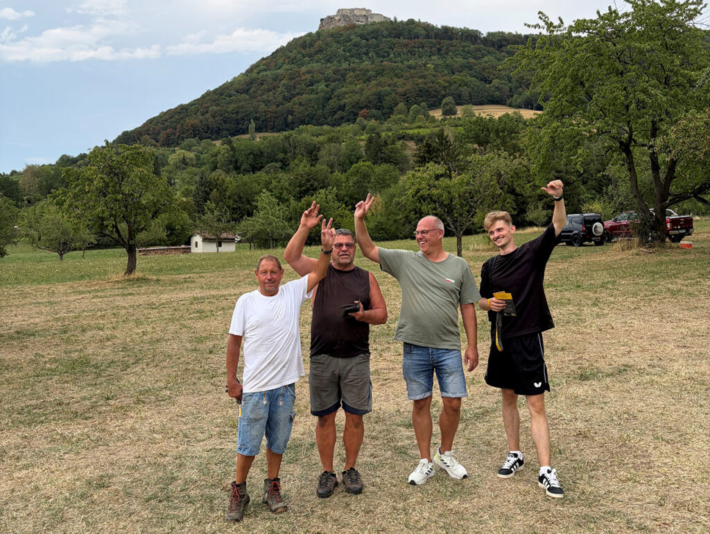 Das Orga-Team der "IG Bergpreis Schwäbische Alb" freut sich auf viele Besucher beim "Bergpreis", Bild Fotoagentur Stuttgart
