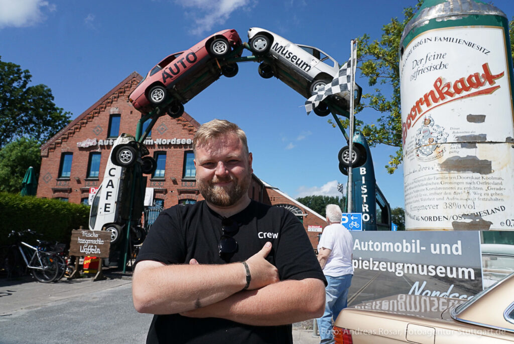 Ferdinand Klein, genannt „Ferdi" ist Museumsdirektor des "Automuseums Nordsee", Foto Andreas Rosar