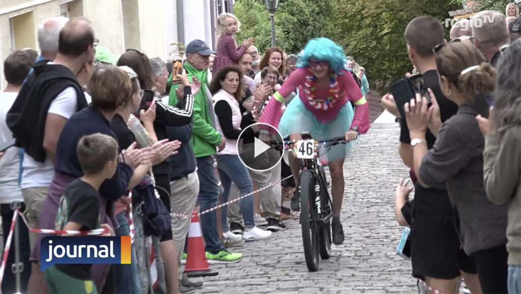 Cobble Hoppel - Radrennen durch die Altstadt von Marbach, RegioTV Beitrag mit Material von der Fotoagentur Stuttgart Andreas Rosar